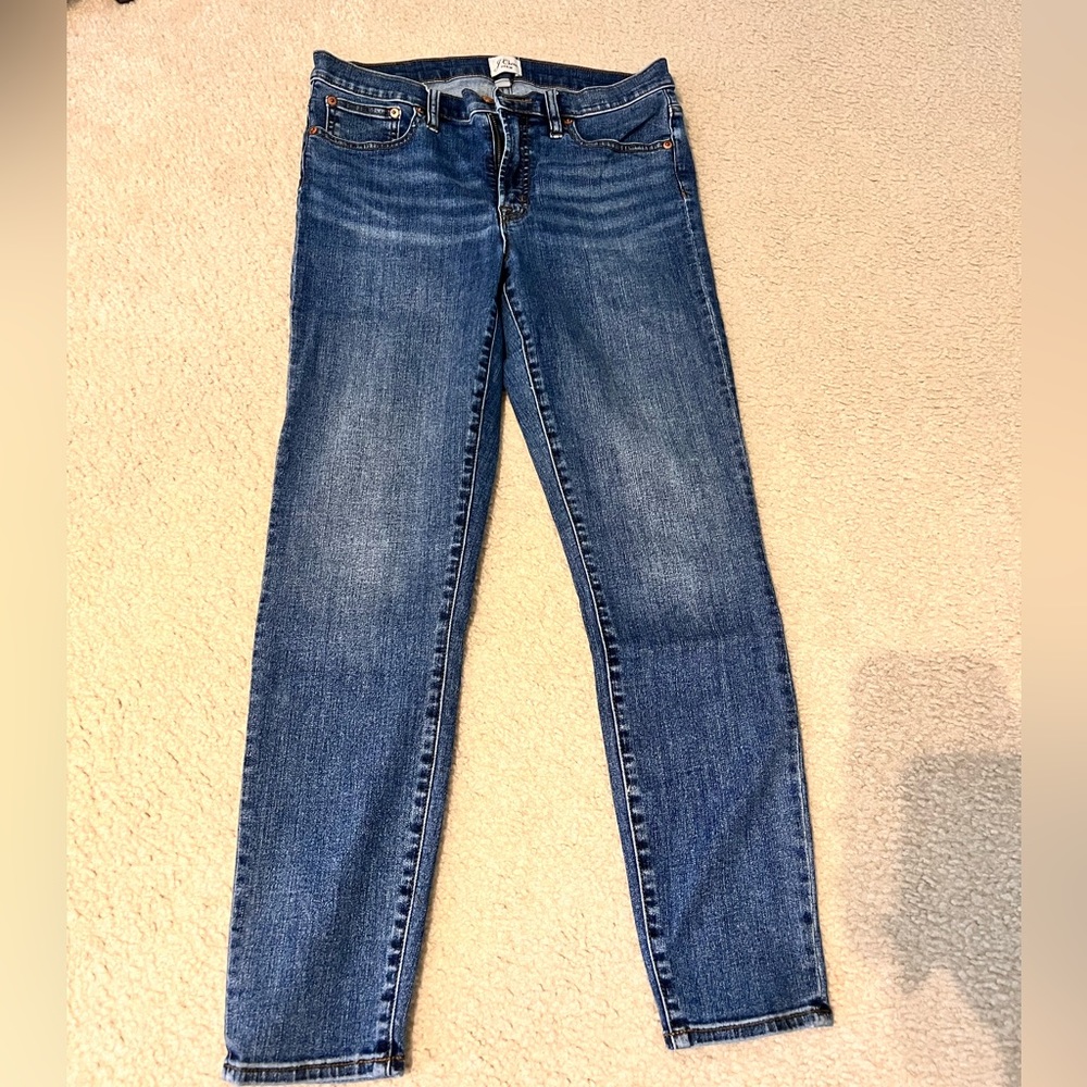 J. Crew mid-rise skinny jeans